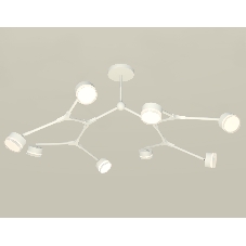 Светильник Ambrella light XB9059250/8 SWH/FR/CL белый песок/белый матовый/прозрачный GX53 (C9059, N8399)