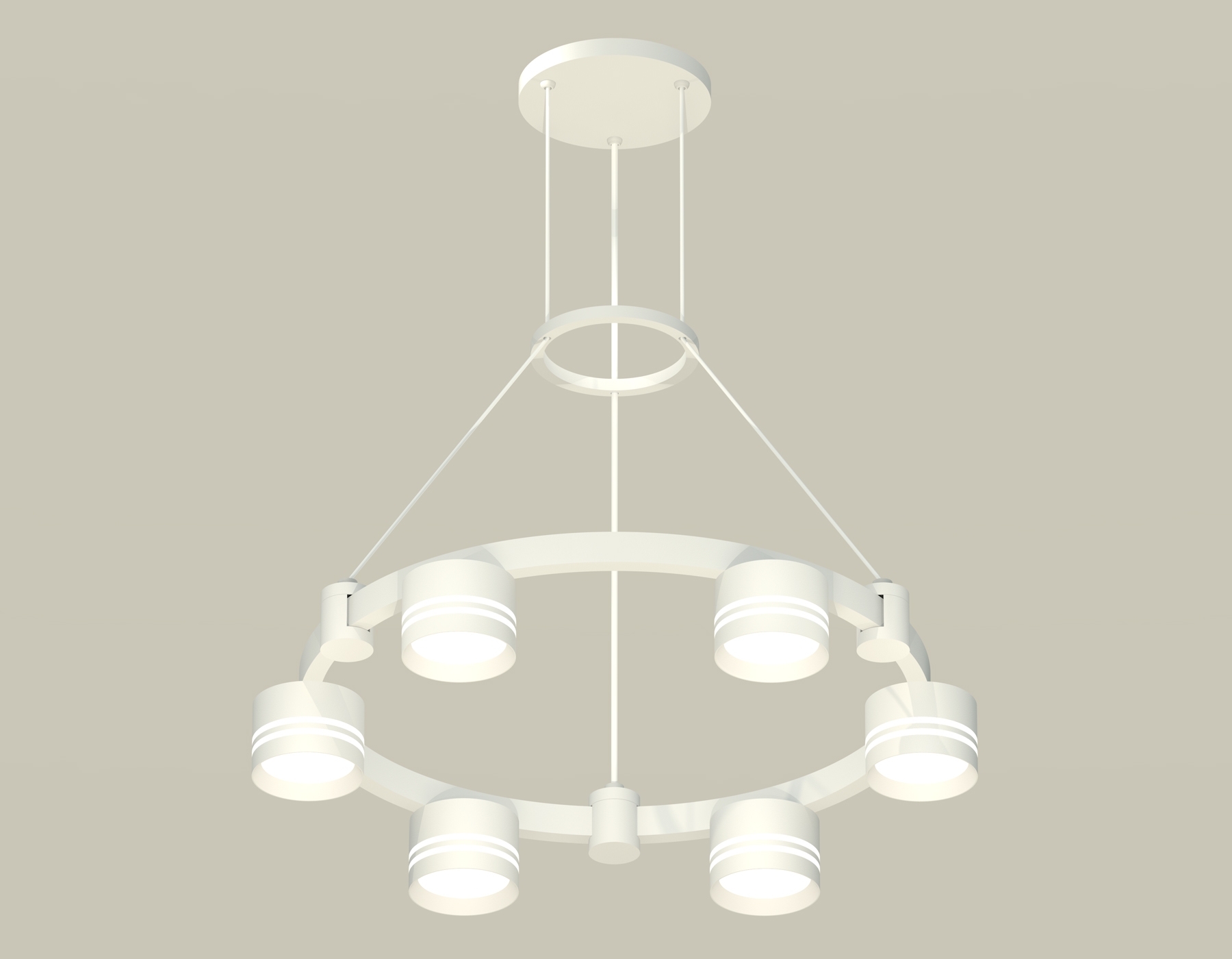 Светильник Ambrella light XR92031203/6 SWH/FR белый песок/белый матовый GX53 (A9203, C9231, N8477)