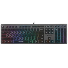 Клавиатура A4Tech Fstyler FX60H проводная, USB Type-A, серый