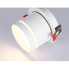 Светильник Ambrella light TA1431 SWH/FR белый песок/белый матовый GX53 D85*95