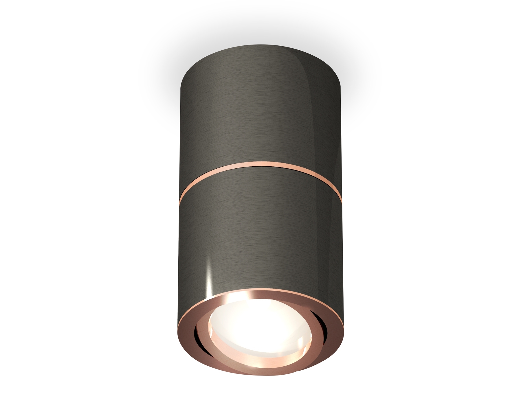 Светильник Ambrella Light XS7403100 DCH/PPG черный хром/золото розовое полированное MR16 GU5.3 (C7403, A2073, C7403, N7005)
