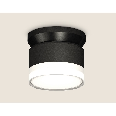 Светильник Ambrella Light XS8102052 SBK/FR/CL черный песок/белый матовый/прозрачный GX53 (N8902, C8102, N8399)