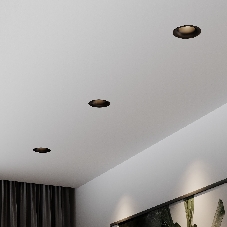 25070/LED 15W 4000K / светильник встраиваемый светодиодный / черный