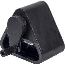 Точилка для карандашей механическая Kw-Trio 031GA-BLK 1 отверстие пластик черный