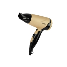 Фен Centek CT-2209 BLG черный/золотой перламутр, 1600 Вт, компактный
