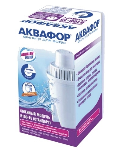 Кассета Аквафор В15 (В100-15) (к кув.Стандарт и Лайн) (уп-ка 24шт)&