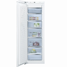 Встраиваемый морозильный шкаф Bosch GIN81AEF0U, белый, 212л, 5 ящиков