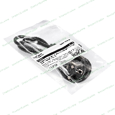 Кабель питания ExeGate Power PC-1P (Евровилка угловая Schuko->C13, VDE-250V-3*0.75mm2, медь, черный, 10A, 1м)