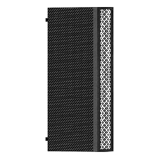 Компьютерный корпус Miditower ExeGate EVO-9211 (ATX, без БП, с окном, 2хUSB+1хUSB 3.0, HD аудио, черный, 1 вент. с RGb подсветкой)