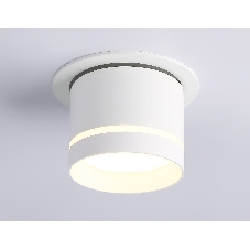 Светильник Ambrella light TA1431 SWH/FR белый песок/белый матовый GX53 D85*95