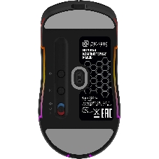 Мышь беспроводная Oklick 900GMW черный, 26000 dpi, радиоканал, Bluetooth, USB, кнопки - 6