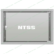 Шкаф коммутационный NTSS LIME (NTSS-WL6U5545GS) настенный 6U 550x450 мм пер. дв. стекл несъемн. бок. пан. 30 кг серый 110 град.