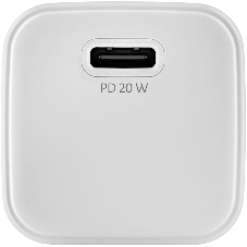 Сетевое зарядное устройство uBear WC20WH01-AD 20W 3A (PD+QC) USB-C универсальное белый