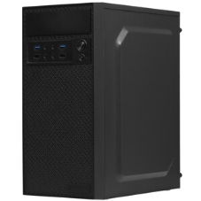 Компьютерный корпус Minitower ExeGate BAA-109U2-UNS400 (mATX, БП UNS400 с вент. 12см, 2*USB+2*USB 3.0, аудио, черный)