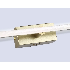 Настенный светодиодный светильник Ambrella light FL6114 GD золото 9W 3000K-6400K 410*45*80