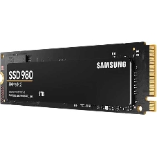 Накопитель SSD Samsung 980, 1000Gb, PCIe 3.0 x4, M.2 2280, NVMe, R/W 3500/3000