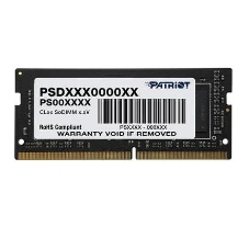 Оперативная память Patriot Signature, DDR4, 4GB (1x4 GB), 2666 MHz, CL19, SO-DIMM