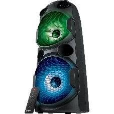 Колонка АС SVEN PS-750, черный (80 Вт, TWS, Bluetooth, FM, USB, microSD, LED-дисплей, 2х4400мА*ч)
