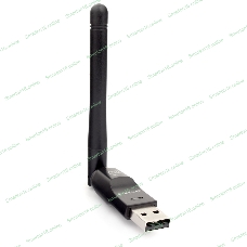 Сетевой адаптер Wi-Fi Gembird WNP-UA-011, 150 Мбит, с антенной, USB, 802.11b/g/n, MT7601