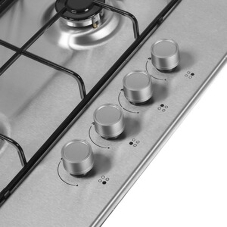 Газовая варочная панель Beko HIGG 641C3 SX, нержавеющая сталь