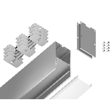Алюминиевый профиль Ambrella light GP3000AL серебро 2000*35*67