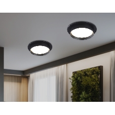 Светильник Ambrella light TN5227 BK черный GX53 D110*35