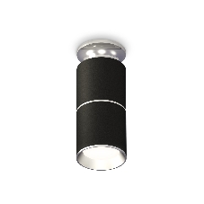 Светильник Ambrella Light XS6302220 SBK/PSL черный песок/серебро полированное MR16 GU5.3 (N6903, C6302, A2060, N6104)