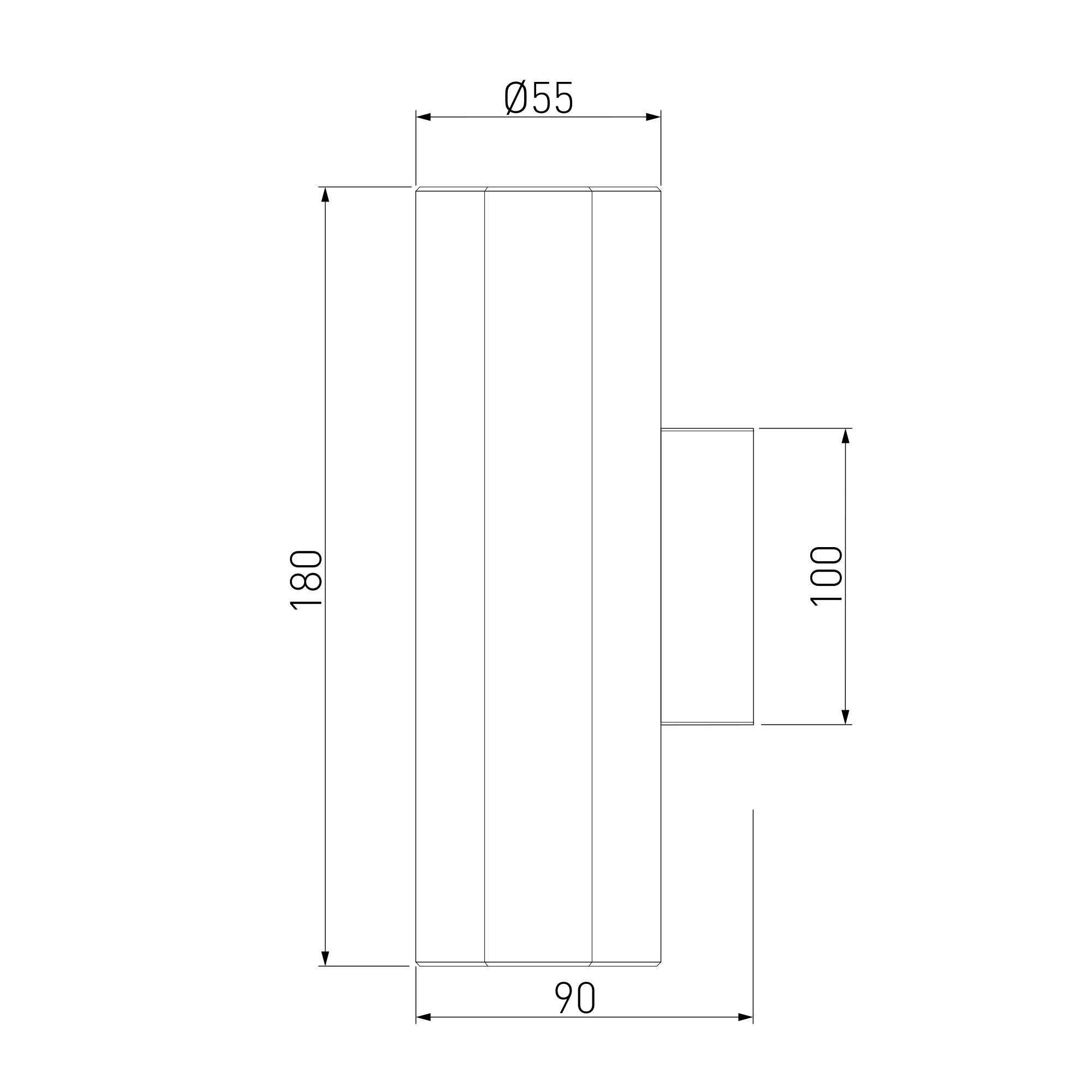 Ribs MRL 1017 Светильник настенный белый