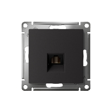 Механизм розетки компьютерной AtlasDesign RJ45 карбон SchE ATN001083