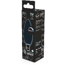 Лампа cветодиодная LED Gauss Filament Свеча 9W 610lm 4100К Е14 milky диммируемая 1/10/50 103201209-D