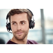 Гарнитура Jabra Evolve2 65 чёрный, беспроводная, Bluetooth, до 35 ч, подсветка