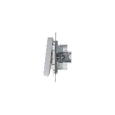 Механизм переключателя 1-кл. ATLAS DESIGN (сх.6) 10АХ алюм. SchE ATN000361