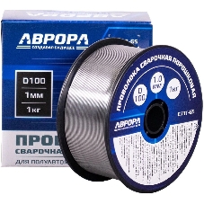Проволока свар. Aurora E71T-GS D1мм 1000гр (39779)