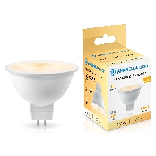 Лампа светодиодная	Ambrella light 170903 LED MR16 9W IC GU5.3 2700K 175-265V 38°