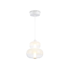 Подвесной светодиодный светильник Ambrella light LH11051 WH/FR белый/белый матовый 12W 3000K D230*265