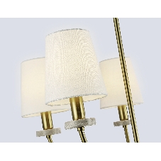 Люстра Ambrella light LH75351/5 SB/WH бронза/белый E14*5 max 40W D630*780
