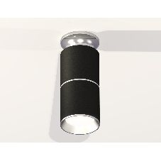 Светильник Ambrella Light XS6302220 SBK/PSL черный песок/серебро полированное MR16 GU5.3 (N6903, C6302, A2060, N6104)