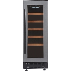 Винный шкаф Hyundai HBWC 0831 SU 1-нокамерн. черный