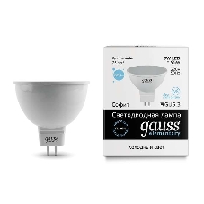 Лампа светодиодная Gauss LED Elementary MR16 GU5.3 9W 680lm 6500K 1/10/100 0