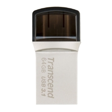 Флешка USB Transcend 64Gb JetFlash 890, USB Type-C, OTG ,Металл