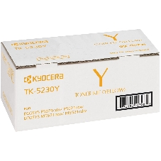Картридж лазерный Kyocera TK-5230Y (1T02R9ANL0) желтый для P5021cdn/cdw, P5026cdn/cdw, M5521cdn/cdw, M5526cdn/cdw 2200 стр.