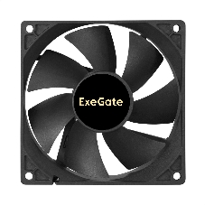 Вентилятор для корпуса ExeGate ExtraSilent ES09225B3P черный, 92 мм, 2000 об/мин, 25 дБ, 3 pin