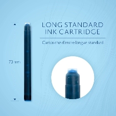 Картридж Waterman Standard (CWS0110910) Mysterious Blue чернила, для ручек перьевых (8шт)