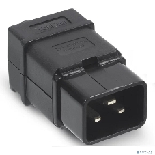 Вилка Cabeus, вилка IEC 60320 С20, 16А, для кабеля, : черный