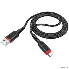Кабель USB Micro/HOCO HC-44890 X59/1m/2.4A/Нейлон/черный