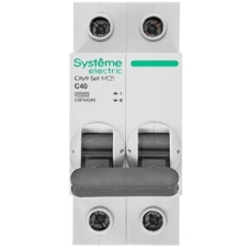 Выключатель автоматический модульный 2п C 40А 4.5кА City9 Set 230В SE C9F34240