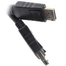 Кабель miniDP<->DP Cablexpert CCP-mDP2-6, 20M/20M, v.1.2, 4K, 1.8м, черный, позол.разъемы, пакет