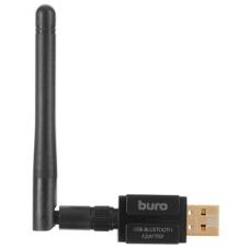 Адаптер USB Buro Bluetooth 5.0+EDR class 1 100м черный