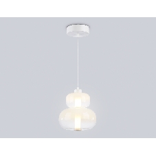 Подвесной светодиодный светильник Ambrella light LH11051 WH/FR белый/белый матовый 12W 3000K D230*265