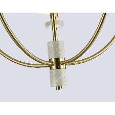 Люстра Ambrella light LH75351/5 SB/WH бронза/белый E14*5 max 40W D630*780